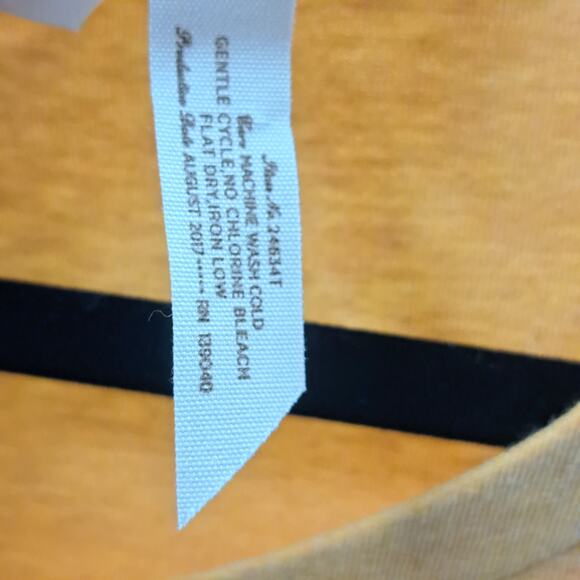 Matilda Jane Top S Make Believe Weekend Vibes Long Sleeve Ruffle Yellow Blue - Picture 9 of 9